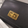 Charles and Keith Edna Turn-Lock Knotted-Strap Wallet