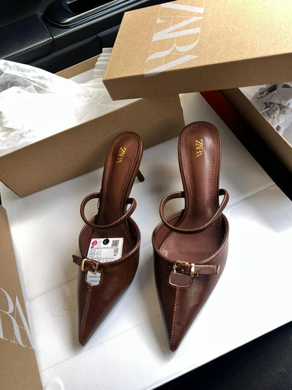 Zara Slingback Heels