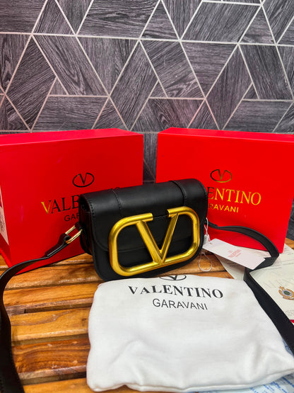 V Logo Signature Supervee Crossbody Bag