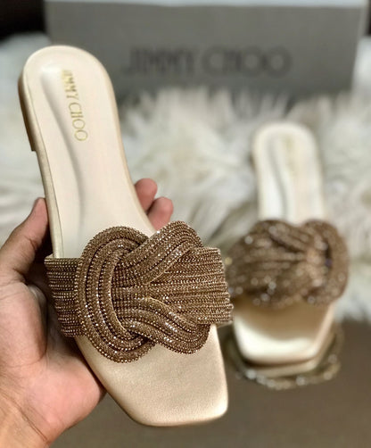 Jc Swarovski Slides