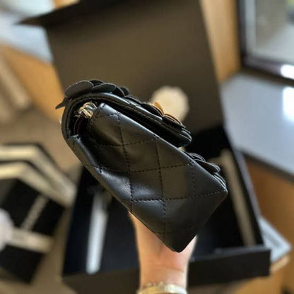 Chanel  Rectangular Camellia Flap Bag