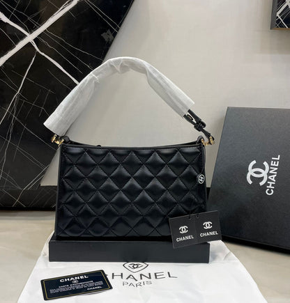 Cc Quilted Handbag