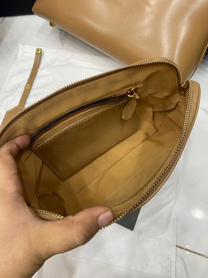 Ysl Sac de jour Leather Bowling Bag