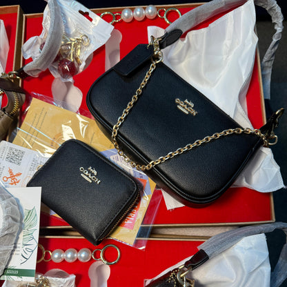 Coach Shoulder Bag with Wallet