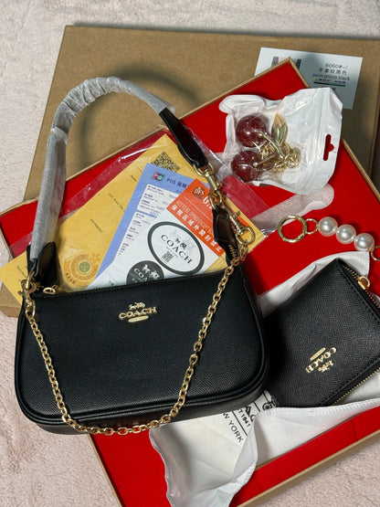 Coach Shoulder Bag with Wallet