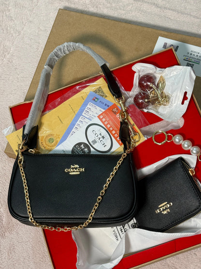 Coach Shoulder Bag with Wallet