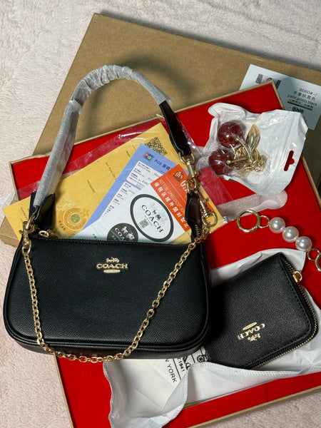 Coach Shoulder Bag with Wallet