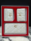 Coach Three Piece Wallet Set
