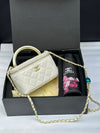 Chanel Bag Set With Bottle