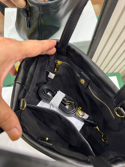 Celine Small Cabas Drawstring Cuir Triomphe Bag