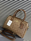 Coach Rowan Satchel Bag In Signature Canvas - Official Model