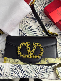 Valentino Garavani Loco Studded VLOGO Small Leather Shoulder Bag - Official