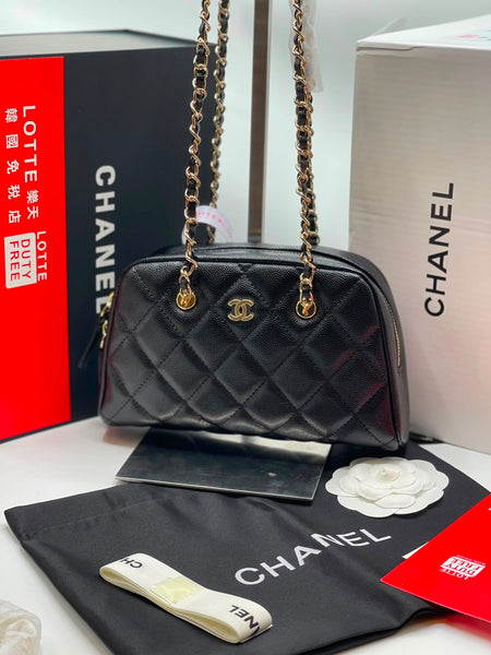 Chanel Small Bowling Black