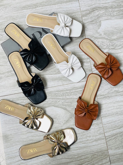Zara Classic Bow Sandals