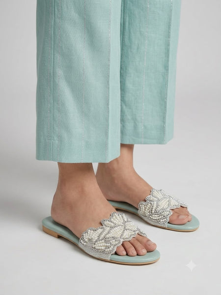 Zara Pearl Flats
