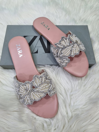 Zara Pearl Flats