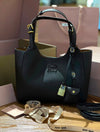 Miu MIu Leather Bag Calfskin Travertine/Periwinkle GHW