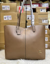 Coach North 32 Leather Tote Bag