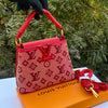 Lv Top Handle Sequence Bag