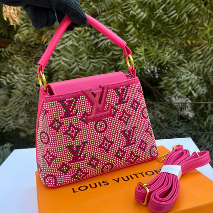 Lv Top Handle Sequence Bag