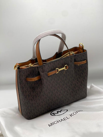 Mk Carson Small Signature Satchel Bag