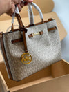 Mk Carson Small Signature Satchel Bag