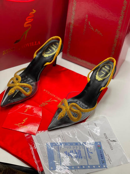 René Caovilla 105mm Heels
