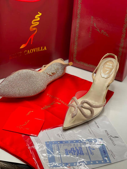 René Caovilla 105mm Heels