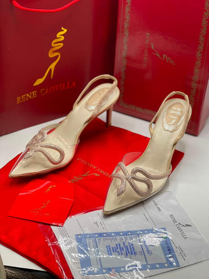 René Caovilla 105mm Heels