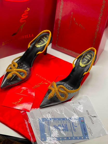 René Caovilla 105mm Heels