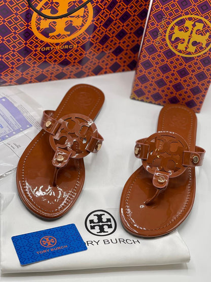 Tb Miller Patent Sandals