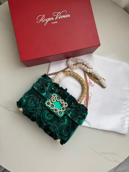 Roger Vivier Jewel Mini Top Handle Bag