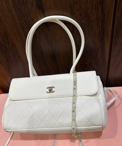 Cc Top Handle Quilted Bag