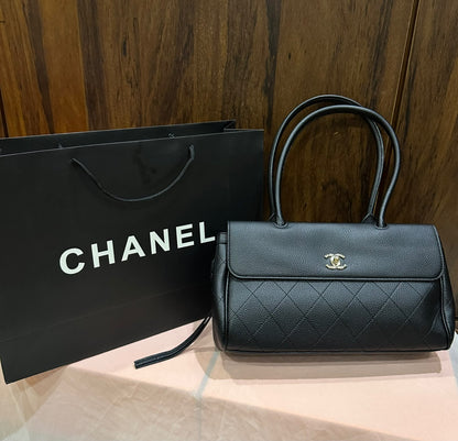Cc Top Handle Quilted Bag