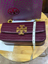 Tb Snake Quilted Crossbody Bag