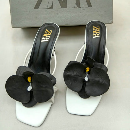Zara Floral Heels