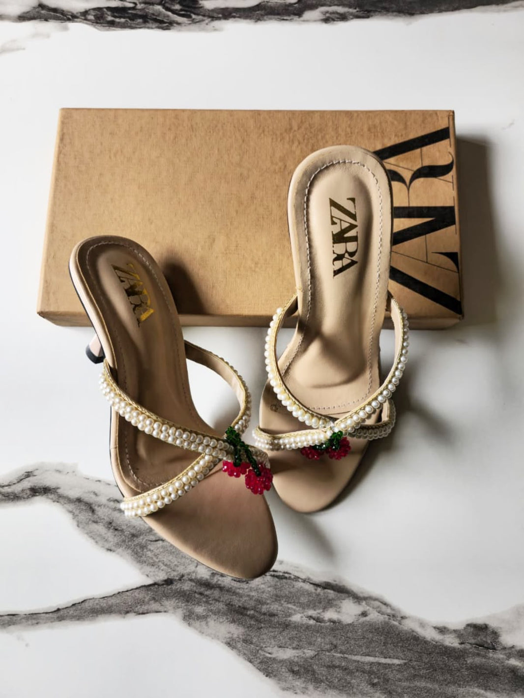 Zara Cherry Heels