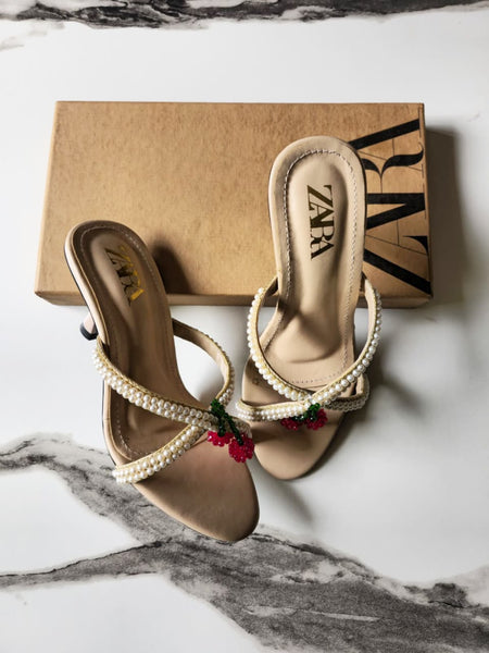 Zara Cherry Heels