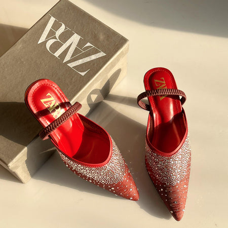 Zara Embelished Heels