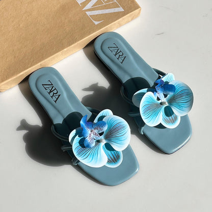 Zara Floral Flats