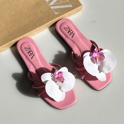 Zara Floral Flats