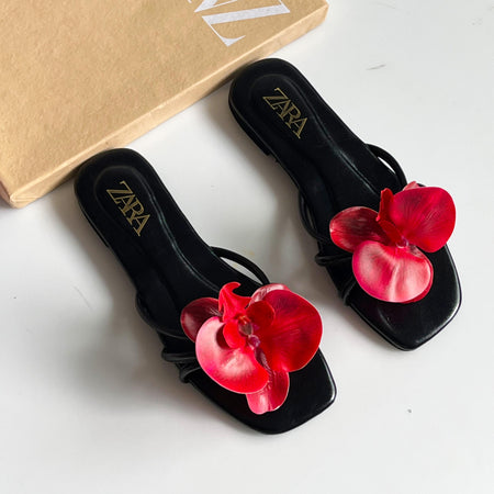 Zara Floral Flats