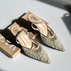 Zara Embroidered Heels