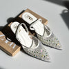 Zara Embroidered Heels