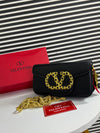 Valentino Loco Studded Small Leather Shoulder Bag