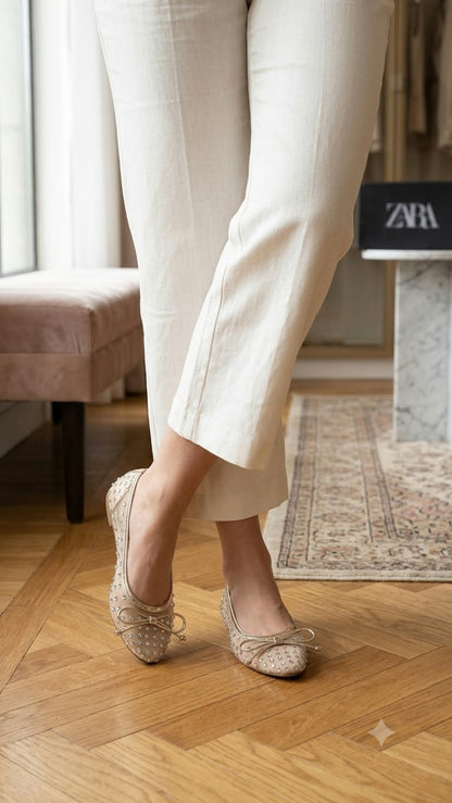 Zara Rhinestone Pumps