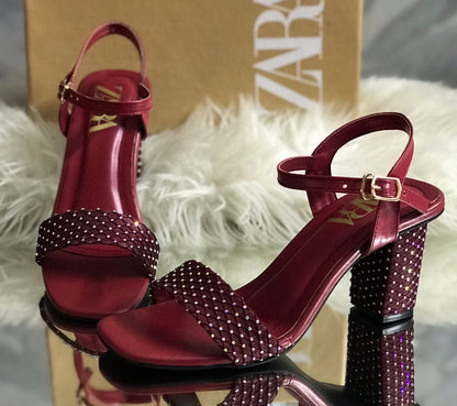 Zara Veinna Block Heels