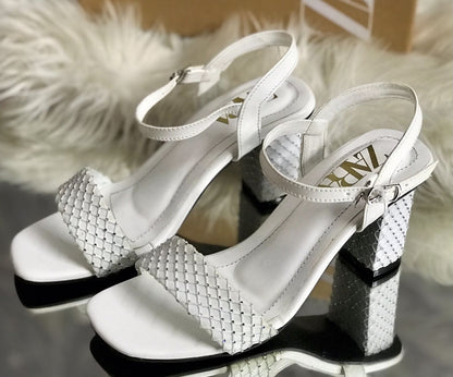 Zara Veinna Block Heels