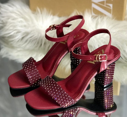 Zara Veinna Block Heels