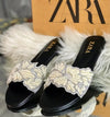 Zara Embroidered Flats